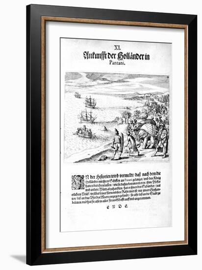 Invasion by Vice Admiral Sebold, 1606-Theodore de Bry-Framed Giclee Print