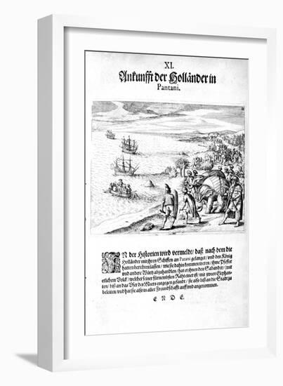 Invasion by Vice Admiral Sebold, 1606-Theodore de Bry-Framed Giclee Print