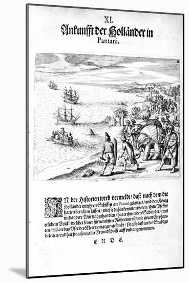 Invasion by Vice Admiral Sebold, 1606-Theodore de Bry-Mounted Giclee Print