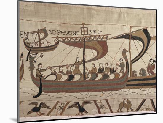 Invasion Fleet, Bayeux Tapestry, France-Walter Rawlings-Mounted Photographic Print