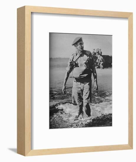 'Invasion General Wades Ashore', 1943-44-Unknown-Framed Photographic Print
