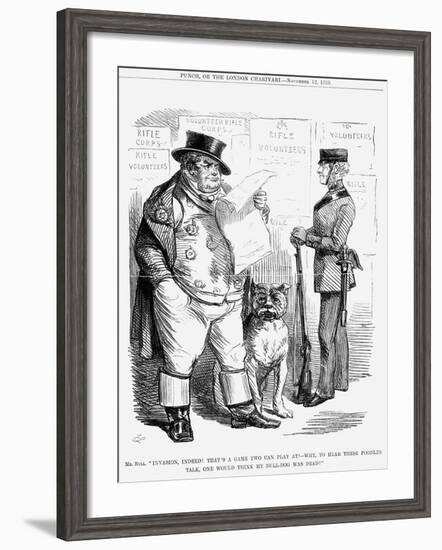 Invasion, Indeed!..., 1859-null-Framed Giclee Print