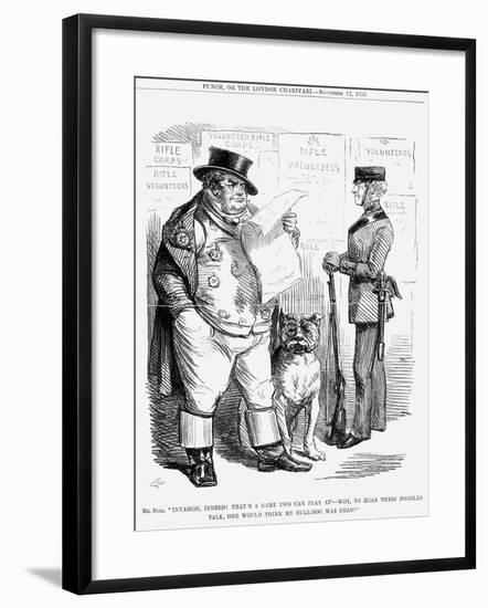 Invasion, Indeed!..., 1859-null-Framed Giclee Print