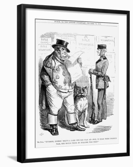 Invasion, Indeed!..., 1859-null-Framed Giclee Print