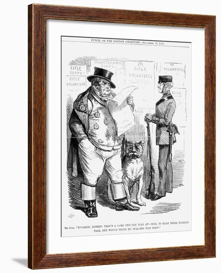 Invasion, Indeed!..., 1859-null-Framed Giclee Print