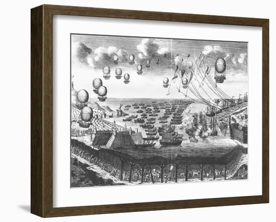 Invasion of England Planned by Napoleon-null-Framed Giclee Print