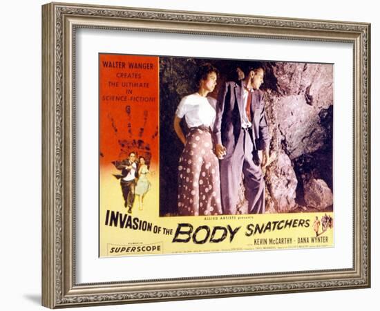 Invasion of the Body Snatchers, Dana Wynter, Kevin McCarthy, 1956-null-Framed Art Print