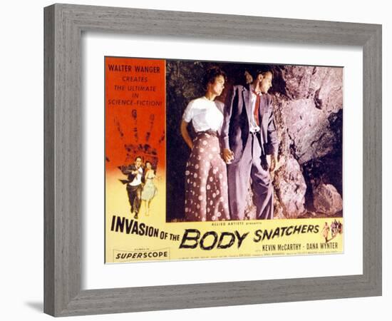Invasion of the Body Snatchers, Dana Wynter, Kevin McCarthy, 1956-null-Framed Art Print