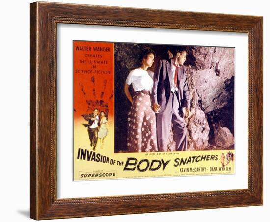 Invasion of the Body Snatchers, Dana Wynter, Kevin McCarthy, 1956-null-Framed Art Print