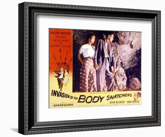 Invasion of the Body Snatchers, Dana Wynter, Kevin McCarthy, 1956-null-Framed Premium Giclee Print