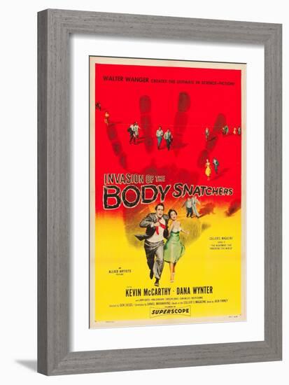 Invasion of the Body Snatchers, Kevin McCarthy, Dana Wynter, 1956-null-Framed Art Print