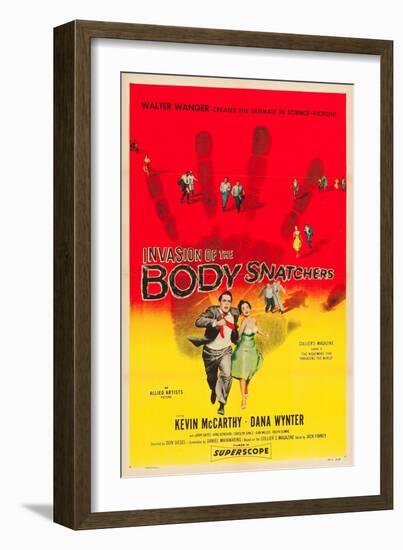 Invasion of the Body Snatchers, Kevin McCarthy, Dana Wynter, 1956-null-Framed Art Print