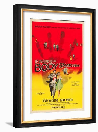 Invasion of the Body Snatchers, Kevin McCarthy, Dana Wynter, 1956-null-Framed Art Print