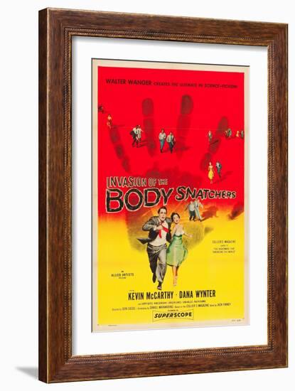 Invasion of the Body Snatchers, Kevin McCarthy, Dana Wynter, 1956-null-Framed Premium Giclee Print