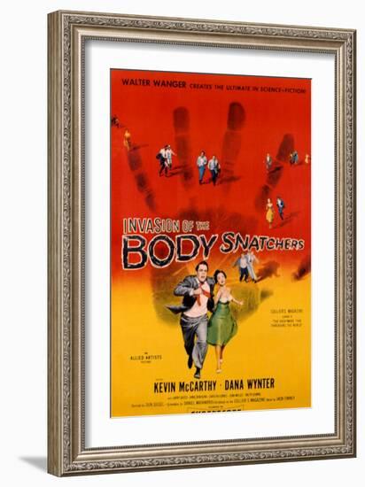 Invasion Of The Body Snatchers, Kevin McCarthy, Dana Wynter, 1956-null-Framed Art Print