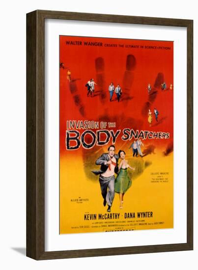 Invasion Of The Body Snatchers, Kevin McCarthy, Dana Wynter, 1956-null-Framed Art Print