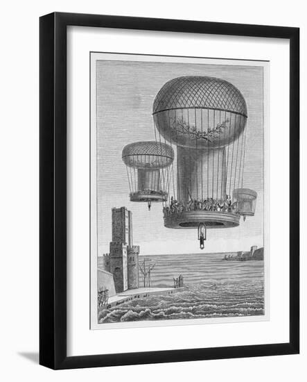 Invasion Plans, The Thiloriere is a Huge Hot-Air Balloon-null-Framed Art Print