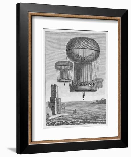 Invasion Plans, The Thiloriere is a Huge Hot-Air Balloon-null-Framed Art Print