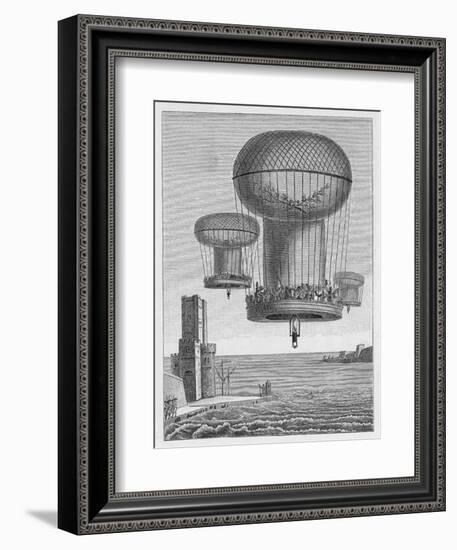 Invasion Plans, The Thiloriere is a Huge Hot-Air Balloon-null-Framed Art Print