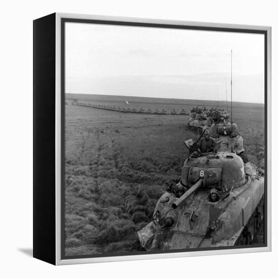 Invasion Preparations and Pre- Invasion Power-Bob Landry-Framed Premier Image Canvas