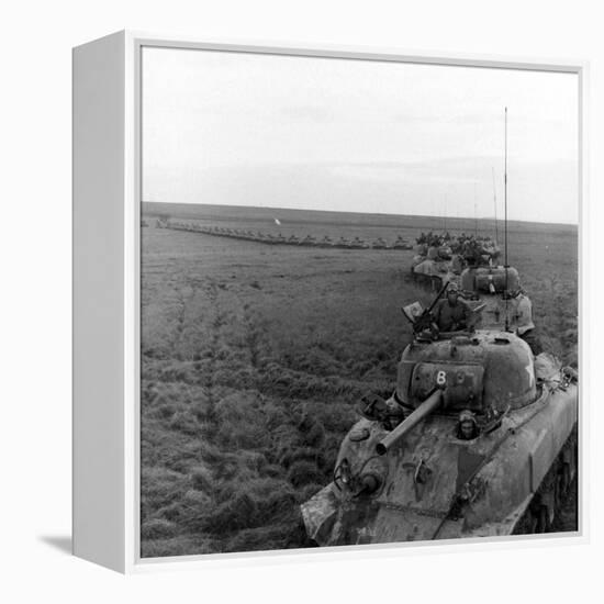 Invasion Preparations and Pre- Invasion Power-Bob Landry-Framed Premier Image Canvas