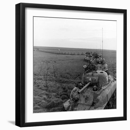 Invasion Preparations and Pre- Invasion Power-Bob Landry-Framed Photographic Print