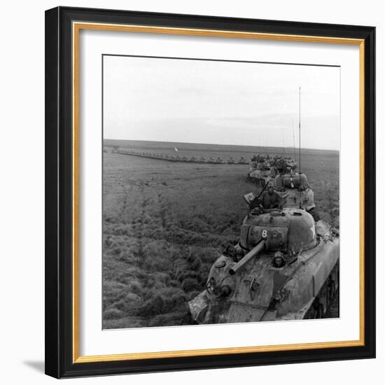 Invasion Preparations and Pre- Invasion Power-Bob Landry-Framed Photographic Print