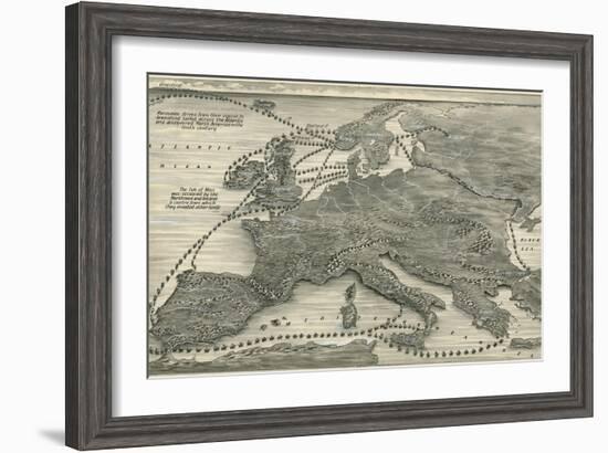 Invasions by the Norsemen-Leslie Ashwell Wood-Framed Giclee Print