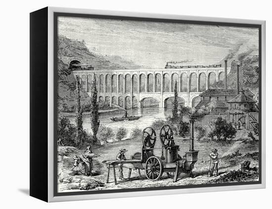 Inventions from Times Gone By-null-Framed Premier Image Canvas