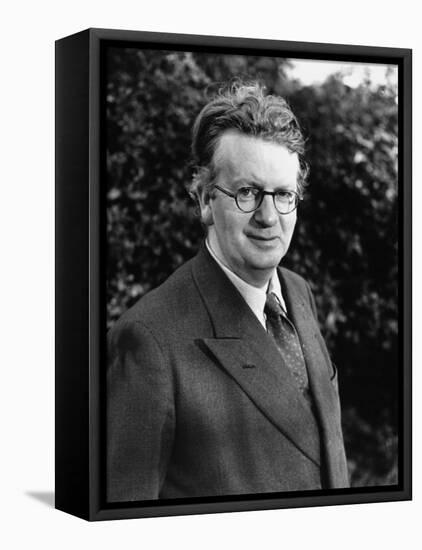 Inventor John L. Baird, Taking a Walk in His Home Garden-null-Framed Premier Image Canvas