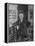 Inventor Thomas Edison in His Laboratory-null-Framed Premier Image Canvas