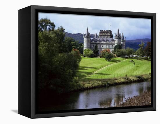 Inveraray Castle, Argyll, Highland Region, Scotland, United Kingdom-Kathy Collins-Framed Premier Image Canvas