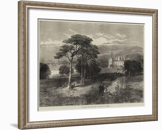 Inverary Castle, the Seat of the Duke of Argyll-null-Framed Giclee Print