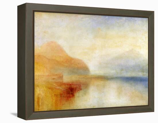 Inverary Pier, Loch Fyne, Morning, c.1840-50-J^ M^ W^ Turner-Framed Premier Image Canvas