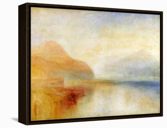 Inverary Pier, Loch Fyne, Morning, c.1840-50-J^ M^ W^ Turner-Framed Premier Image Canvas