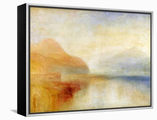 Inverary Pier, Loch Fyne, Morning, c.1840-50-J^ M^ W^ Turner-Framed Premier Image Canvas