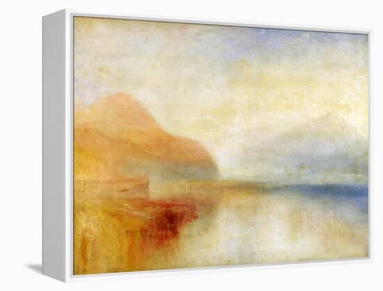 Inverary Pier, Loch Fyne, Morning, c.1840-50-J^ M^ W^ Turner-Framed Premier Image Canvas