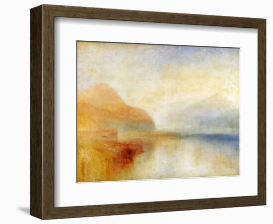 Inverary Pier, Loch Fyne, Morning, c.1840-50-J^ M^ W^ Turner-Framed Premium Giclee Print