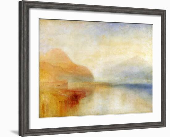 Inverary Pier, Loch Fyne, Morning, c.1840-50-J^ M^ W^ Turner-Framed Giclee Print