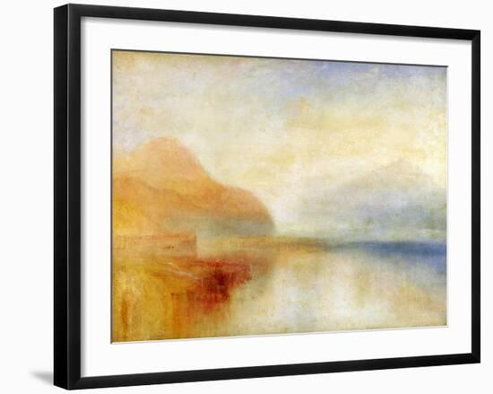 Inverary Pier, Loch Fyne, Morning, c.1840-50-J^ M^ W^ Turner-Framed Giclee Print