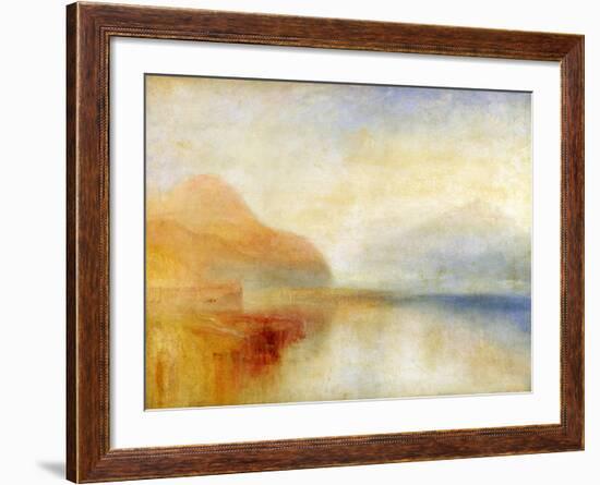 Inverary Pier, Loch Fyne, Morning, c.1840-50-J^ M^ W^ Turner-Framed Giclee Print