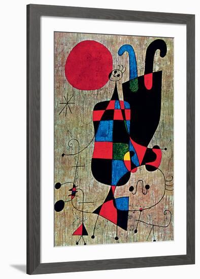 Inverted-Joan Miro-Framed Art Print