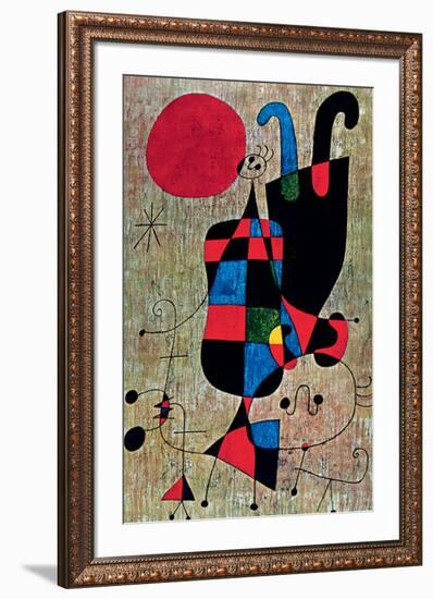 Inverted-Joan Miro-Framed Art Print