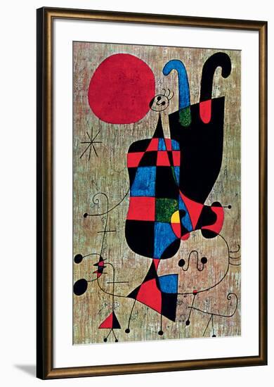 Inverted-Joan Miro-Framed Art Print