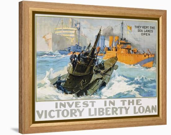 Invest in the Victory Liberty Loan Poster-L.a. Shafer-Framed Premier Image Canvas