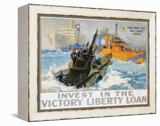 Invest in the Victory Liberty Loan Poster-L.a. Shafer-Framed Premier Image Canvas