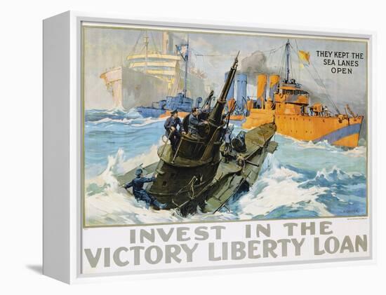 Invest in the Victory Liberty Loan Poster-L.a. Shafer-Framed Premier Image Canvas