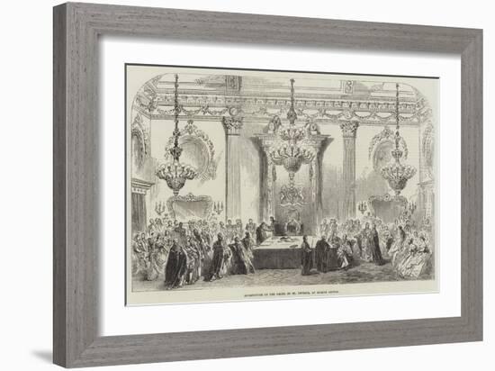 Investiture of the Order of St Patrick, at Dublin Castle-null-Framed Giclee Print