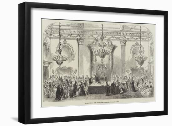 Investiture of the Order of St Patrick, at Dublin Castle-null-Framed Giclee Print