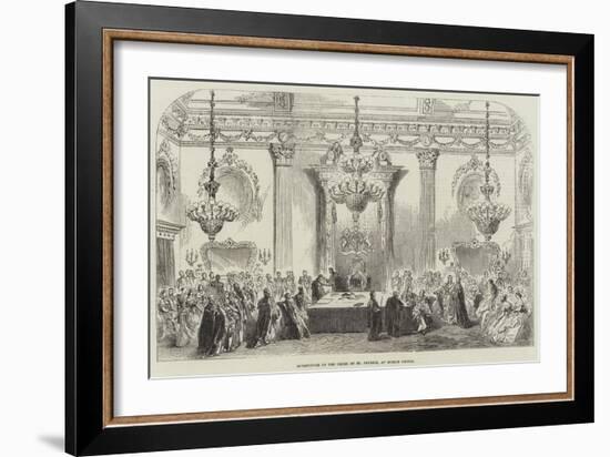 Investiture of the Order of St Patrick, at Dublin Castle-null-Framed Giclee Print